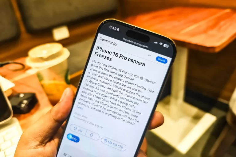 iPhone 16 Pro gặp lỗi nghiêm trọng: Tình trạng treo ứng dụng và sự cố camera
