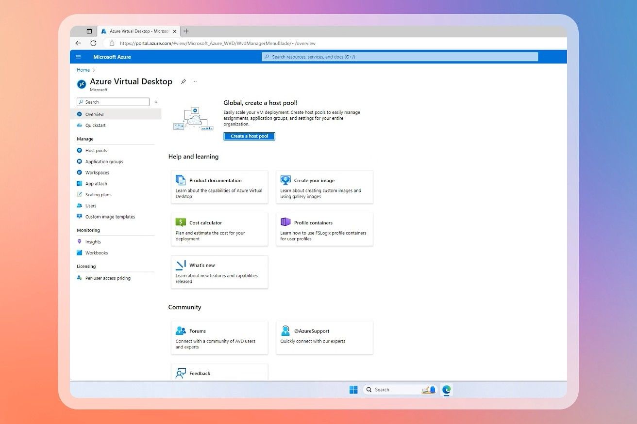 Azure Virtual Desktop