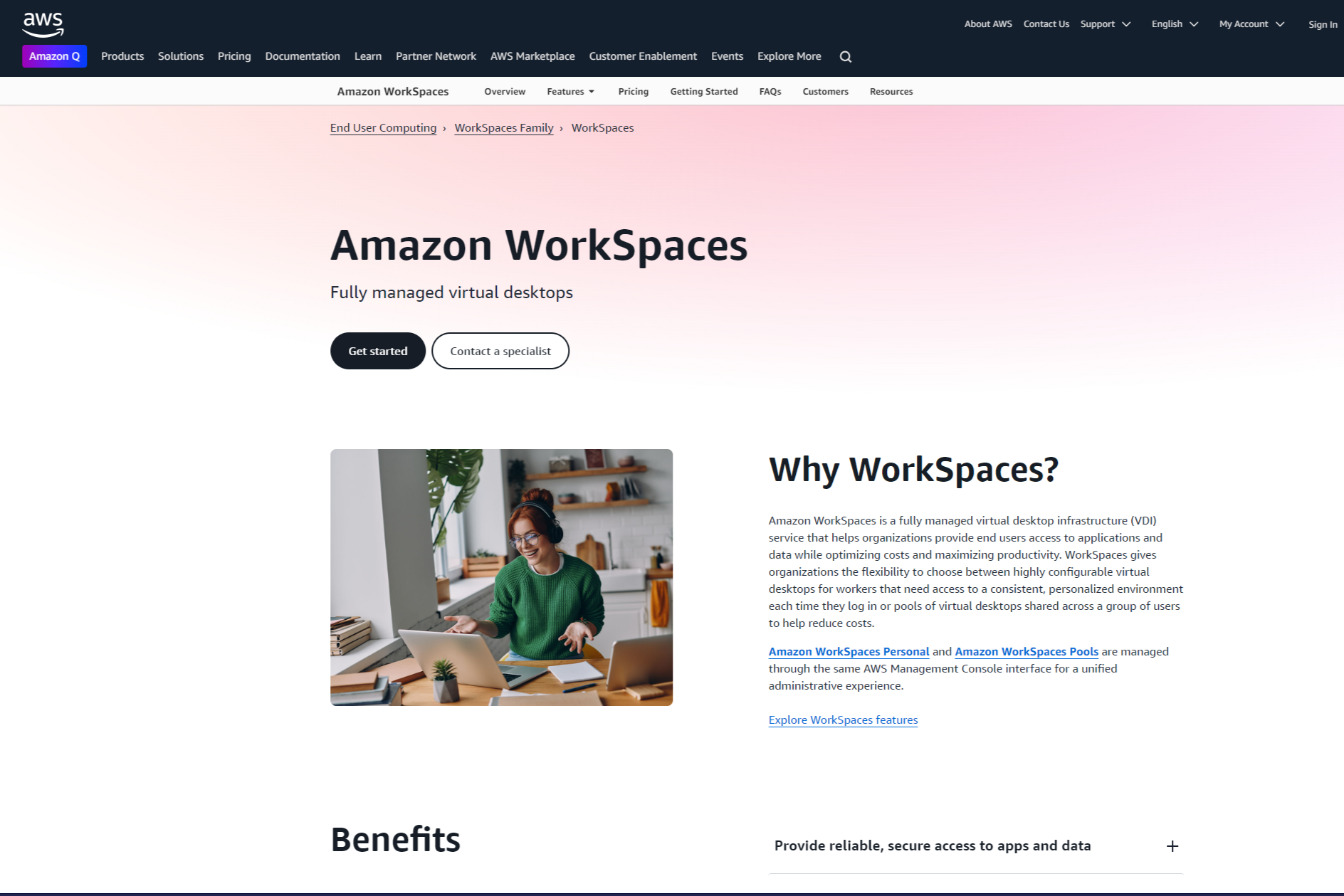 Amazon WorkSpaces