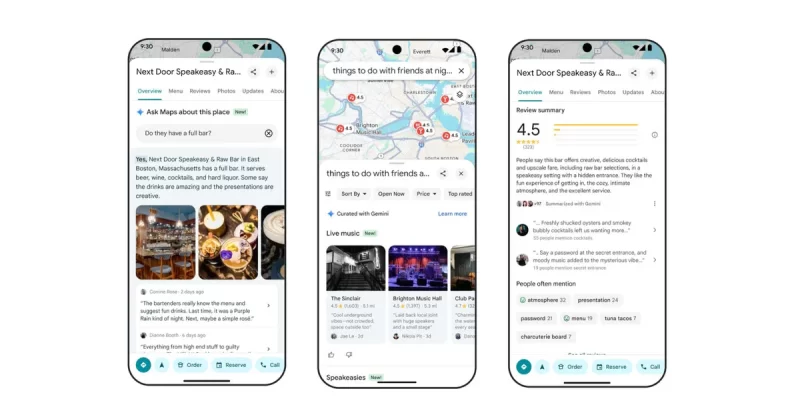 Google Maps tích hợp AI mới – khám phá địa điểm thú vị dễ dàng hơn