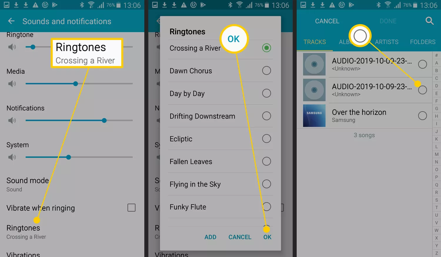 Hướng dẫn chi tiết cách tạo nhạc chuông từ bài hát trên Android