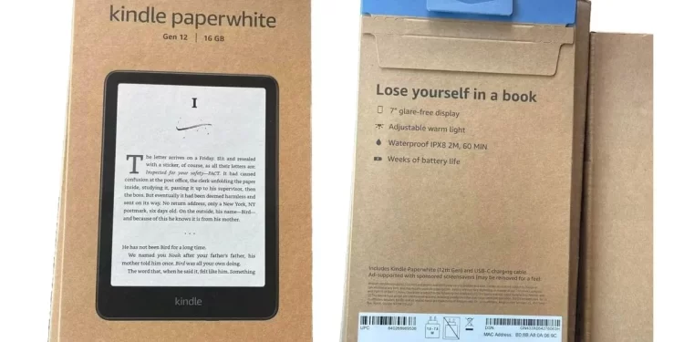 Kindle Paperwhite thế hệ thứ 12 lộ diện