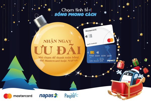 NAPAS, Mastercard và Payoo tung ưu đãi khuấy động mùa khuyến mại cuối năm