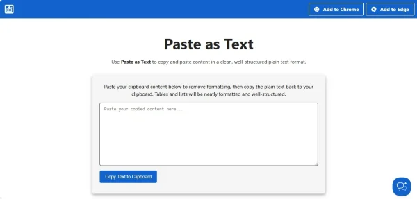 Copy & Paste as Text 5