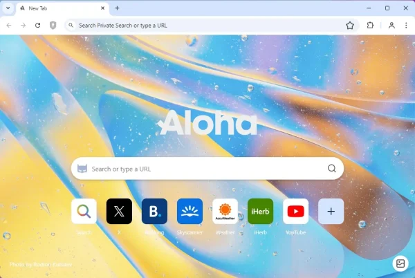 Dùng thử Aloha Browser trên máy tính 1