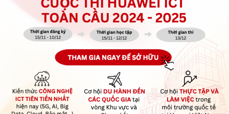 Huawei Việt Nam khởi động cuộc thi ICT Competition 2024 - 2025, cơ hội cho sinh viên công nghệ