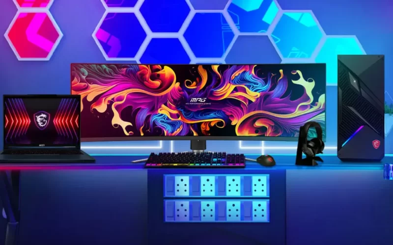 MSI ra mắt màn hình gaming 49 inch QD-OLED MPG 491CQPX