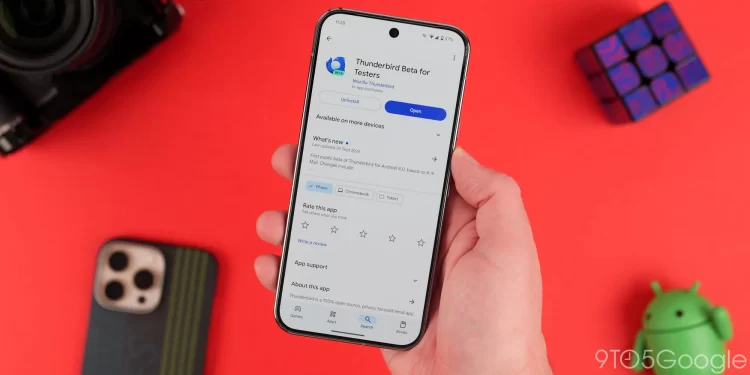Mozilla chính thức ra mắt ứng dụng email Thunderbird trên Android