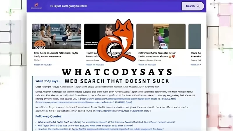 Tìm kiếm web với AI cùng WhatCodySays
