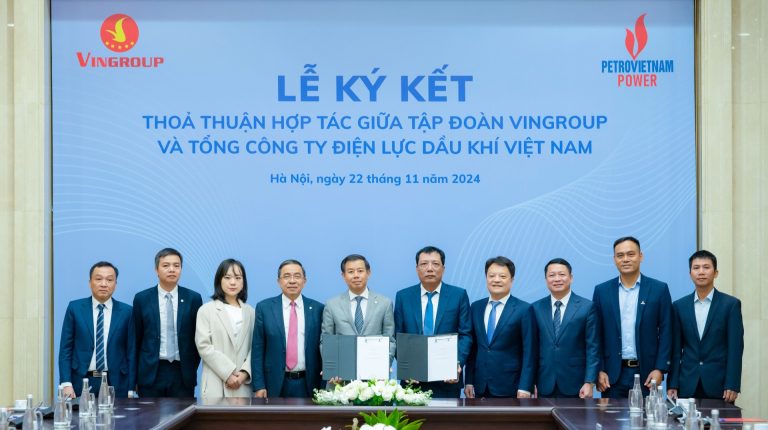 Tập đoàn Vingroup và Tổng công ty Điện lực Dầu khí Việt Nam hợp tác phát triển hạ tầng năng lượng xanh
