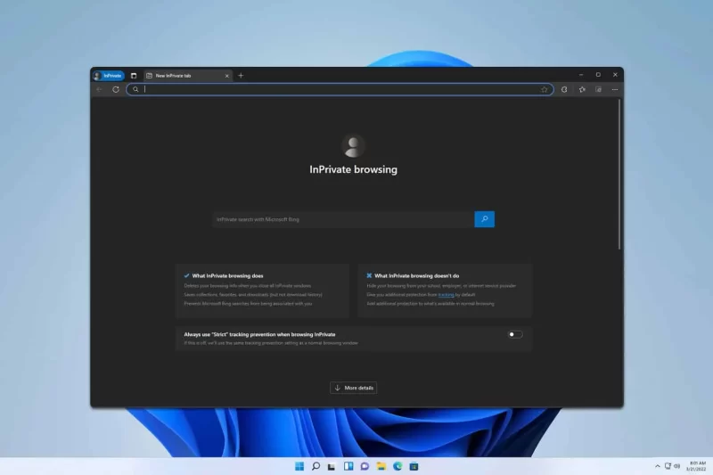 Cách mở Microsoft Edge trong chế độ ẩn danh sử dụng dòng lệnh