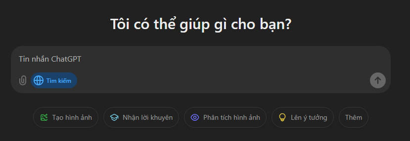 Cách sử dụng công cụ tìm kiếm ChatGPT