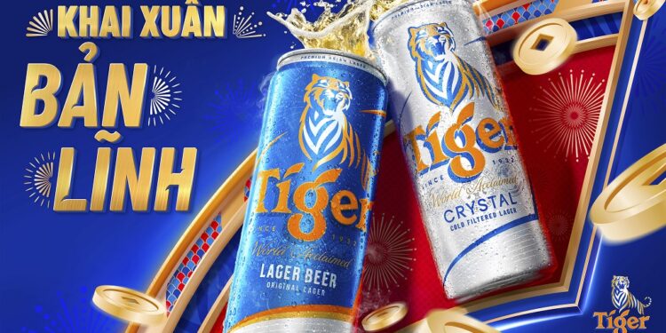 Tiger Beer chuyển mình bản lĩnh với diện mạo mới