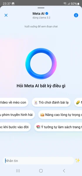 Cách sử dụng Meta AI trong Facebook Messenger 2