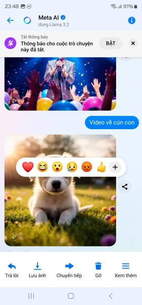 Cách sử dụng Meta AI trong Facebook Messenger 4