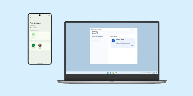 Cập nhật Quick Share trên Windows: Nâng cấp tính năng chia sẻ dễ dàng hơn