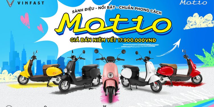 VinFast ra mắt xe máy điện Motio dành cho học sinh