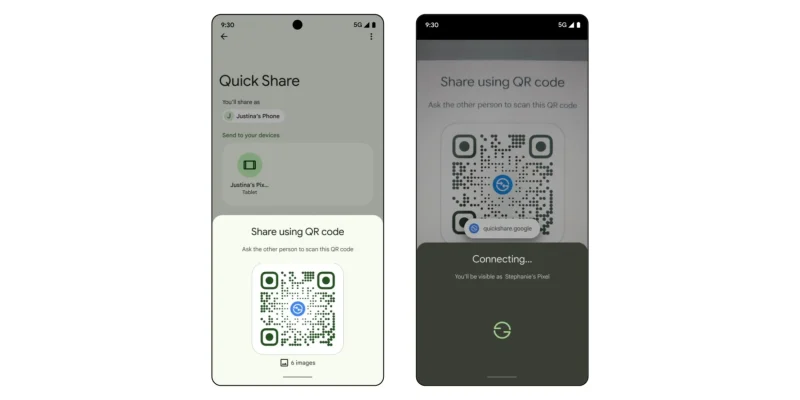 Google ra mắt tính năng chia sẻ qua mã QR trên Android