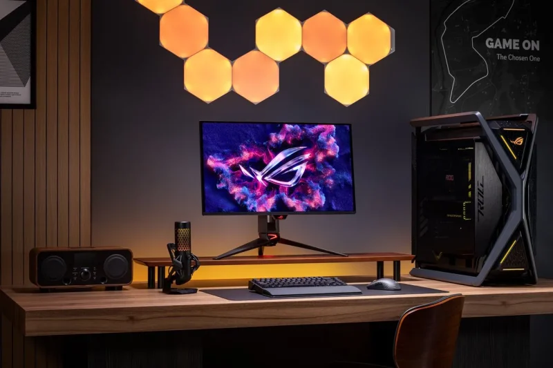 Asus ra mắt ROG Swift OLED PG27UCDM, màn hình gaming 27 inch 4k đầu tiên