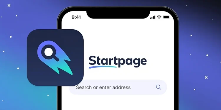 Trải nghiệm trình duyệt di động Startpage