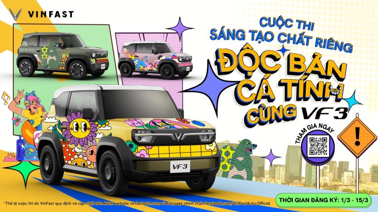 VinFast phát động cuộc thi “VF 3 – Sáng tạo Chất riêng, Độc bản Cá tính”