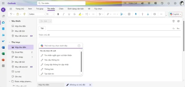 Cách sử dụng Copilot trong Outlook 4
