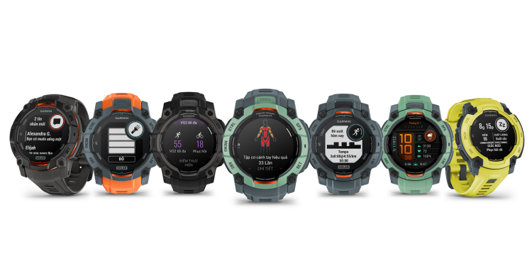 Garmin Instinct 3 Series có mặt tại thị trường Việt Nam với bộ sưu tập màu giới hạn