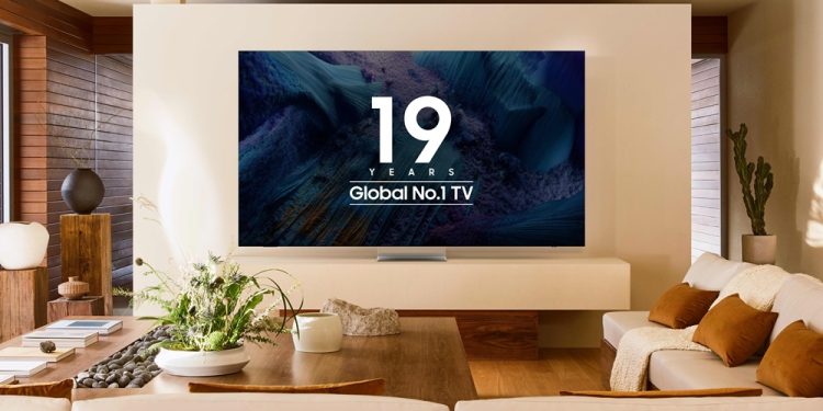 Samsung dẫn đầu thị trường TV toàn cầu 19 năm liên tiếp