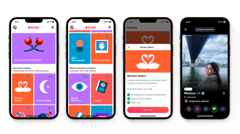 Tinder cập nhật tính năng Khám Phá, bổ sung các sở thích mới