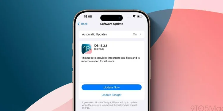 Apple ngừng ký iOS 18.2.1, chặn khả năng hạ cấp từ iOS 18.3