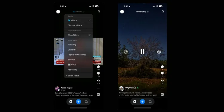 Bluesky vừa ra mắt phiên bản TikTok của riêng mình