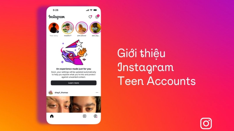Instagram Teen Accounts ra mắt tại Việt Nam