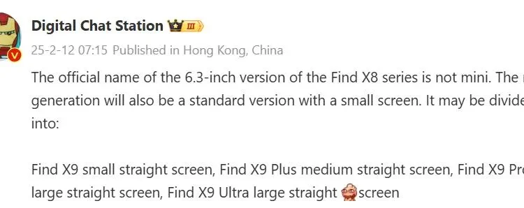 Oppo Find X9 series sẵn sàng đối đầu iPhone 17 với X9, X9 Plus, X9 Pro và X9 Ultra