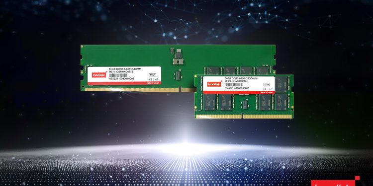 Innodisk ra mắt bộ nhớ DRAM DDR5 6400 dung lượng 64GB tại Việt Nam