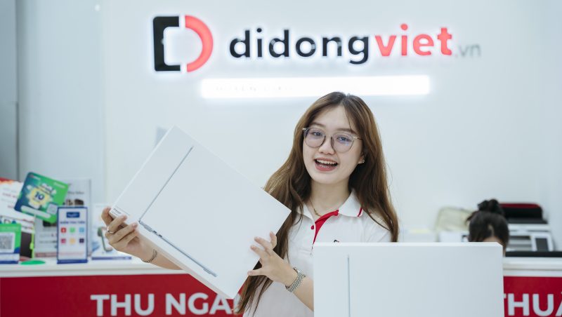 Di Động Việt mở bán MacBook Air M4, iPad Air M3, iPad A16, ưu đãi lên đến 5 triệu đồng