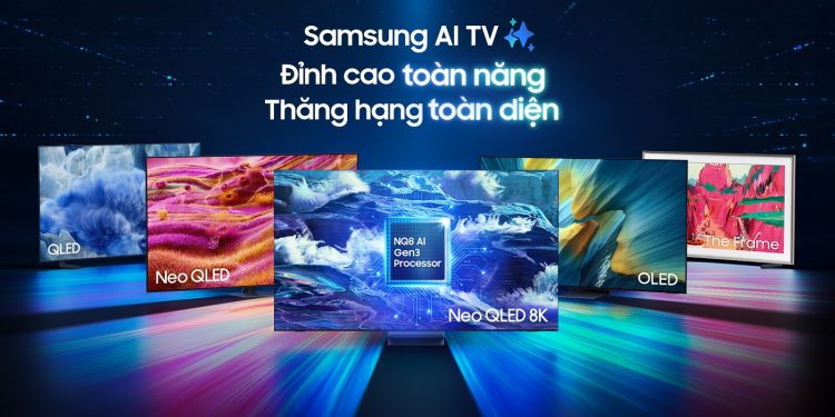 Samsung ra mắt thế hệ AI TV 2025, mở rộng dòng sản phẩm TV tích hợp AI toàn diện nhất từ trước đến nay