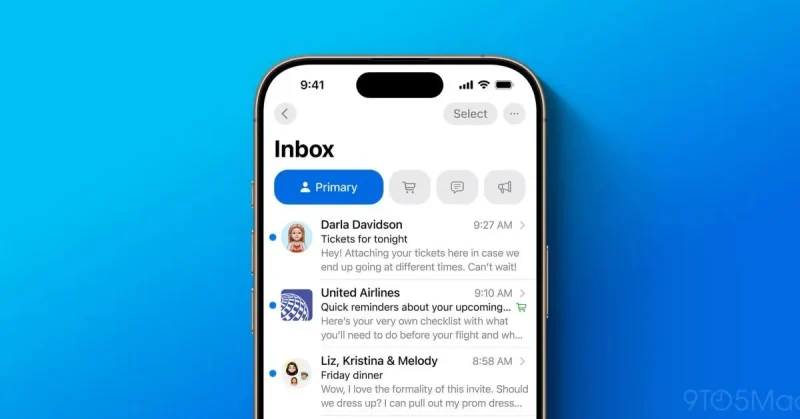 iOS 18.5 giúp người dùng dễ dàng khôi phục giao diện Apple Mail cũ