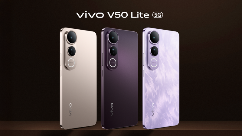 vivo V50 Lite chính thức ra mắt tại Việt Nam, siêu pin BlueVolt 6500mAh độc quyền