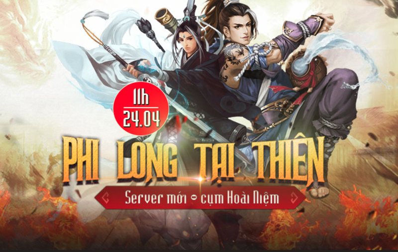 Khai mở máy chủ Phi Long Tại Thiên, Kiếm Thế VNG tung nhiều tặng phẩm quý hỗ trợ tân thủ