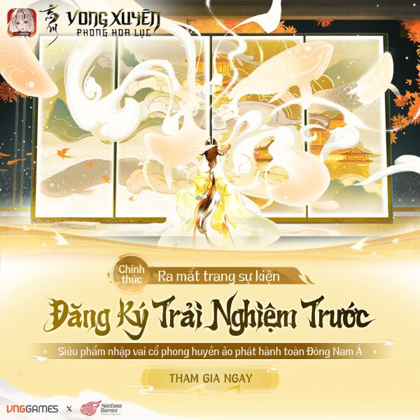 NetEase phối hợp VNGGames công bố game nhập vai Vong Xuyên Phong Hoa Lục