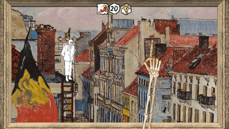 [Ảnh chụp một câu đố trong game]
