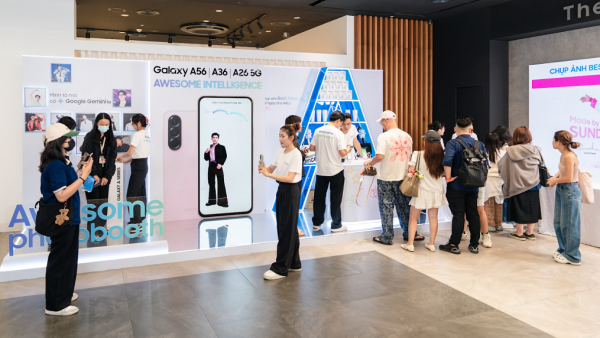 Samsung ra mắt Galaxy A56 5G màu hồng mới và sự kiện Meet & Greet cùng HIEUTHUHAI