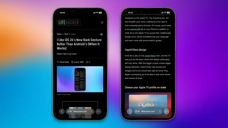 Tận dụng tối đa giao diện Compact của Safari trên iOS 26