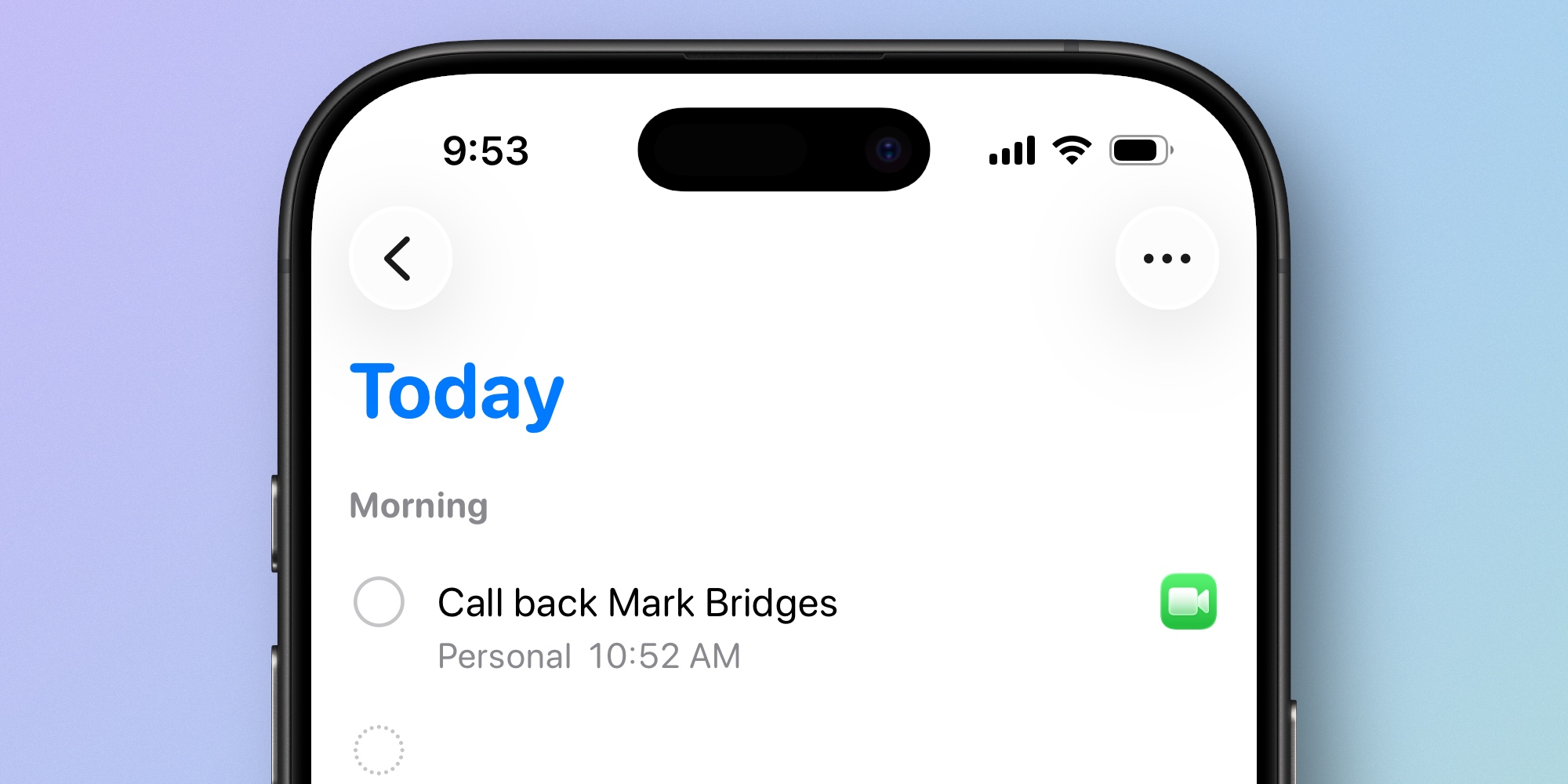 Khám phá các tính năng mới trong ứng dụng Lời nhắc trên iOS 26 Khám phá các tính năng mới trong ứng dụng Lời nhắc trên iOS 26