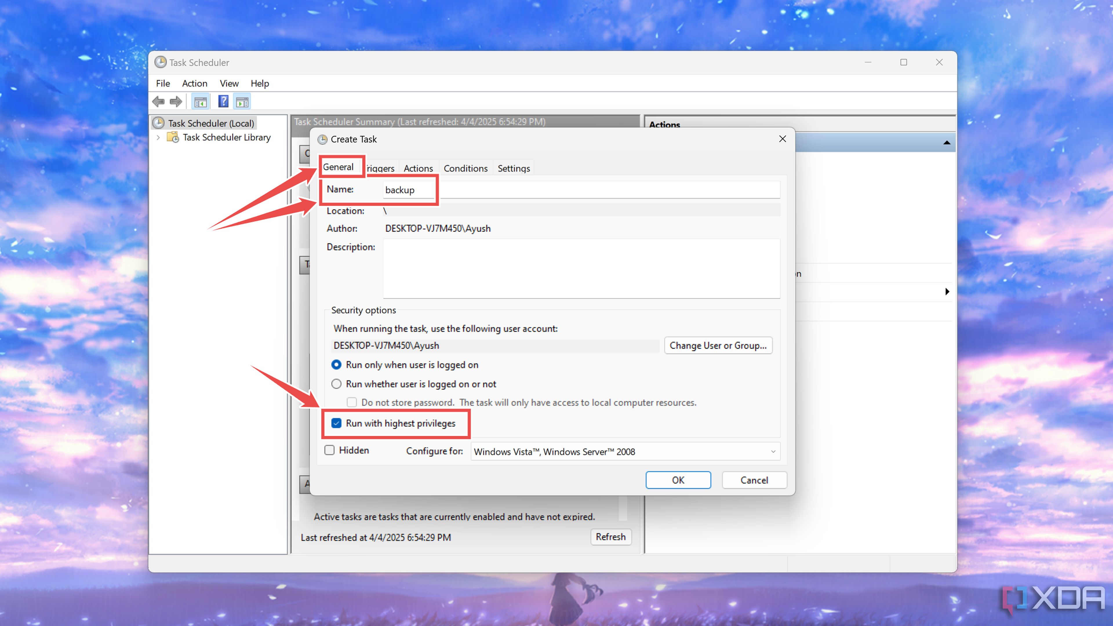 Tận dụng công cụ Task Scheduler để tự động hóa công việc trên Windows Gallery Image