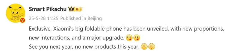 Xiaomi Mix Fold 6 sẽ ra mắt trong năm tới với nâng cấp mạnh mẽ