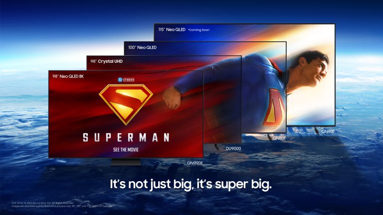 Samsung hợp tác cùng Warner Bros. và DC Studios mang đến trải nghiệm điện ảnh “Superman” trên màn hình TV cực đại