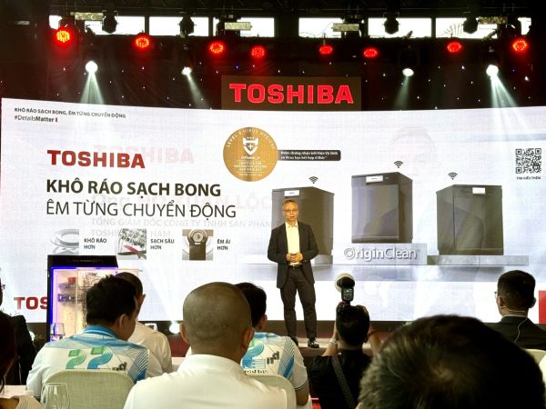 Toshiba lần đầu tiên ra mắt ba dòng máy rửa chén tại Việt Nam, giá từ 14.99 triệu đồng