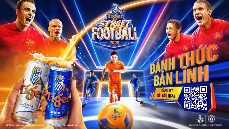 Giải đấu bóng đá đường phố Tiger Street Football 2025 chính thức khởi tranh