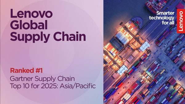 Lenovo giữ vững vị trí đầu bảng trong Top 10 Chuỗi cung ứng khu vực châu Á